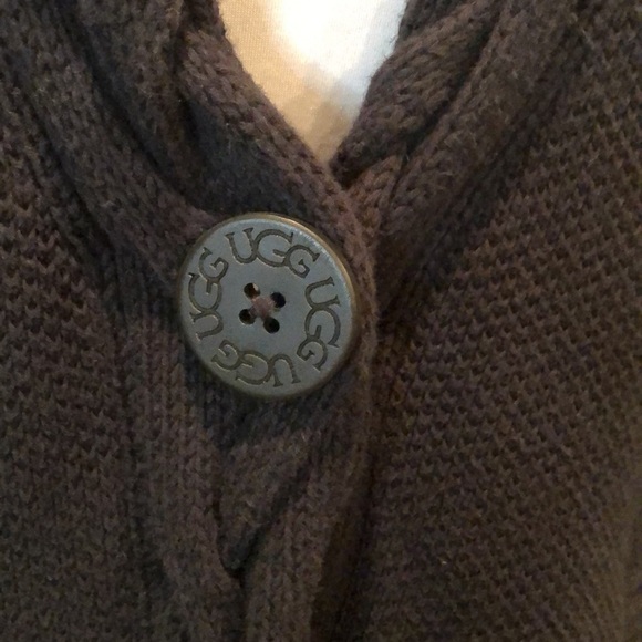 UGG Angeline oversized cardigan, cape, single button sweater-X Small/Small - Picture 7 of 10